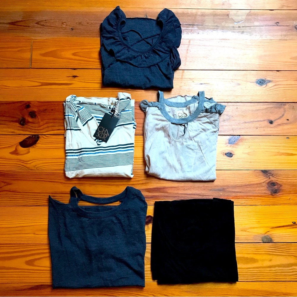 Chaser Stylish Women’s' Shirt Collection - Assorted Monochrome Colors, NWT, M